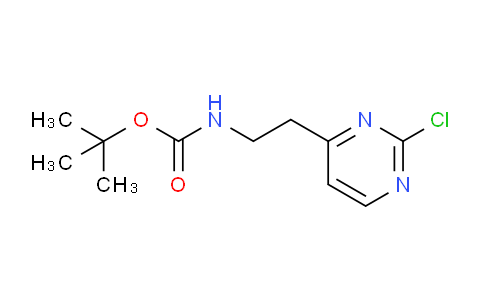 CAS No. 1956382-11-8, tert-Butyl (2-(2-chloropyrimidin-4-yl)ethyl)carbamate