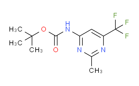 CAS No. 1196155-03-9, tert-Butyl (2-methyl-6-(trifluoromethyl)pyrimidin-4-yl)carbamate