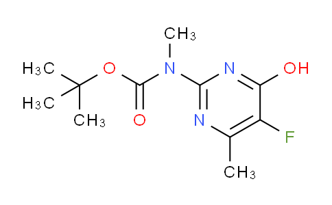 CAS No. 1799420-92-0, tert-Butyl (5-fluoro-4-hydroxy-6-methylpyrimidin-2-yl)(methyl)carbamate