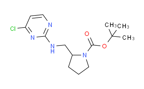 CAS No. 1261229-67-7, tert-Butyl 2-(((4-chloropyrimidin-2-yl)amino)methyl)pyrrolidine-1-carboxylate