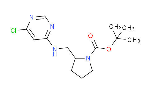 CAS No. 1261230-42-5, tert-Butyl 2-(((6-chloropyrimidin-4-yl)amino)methyl)pyrrolidine-1-carboxylate
