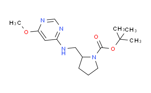 CAS No. 1353989-81-7, tert-Butyl 2-(((6-methoxypyrimidin-4-yl)amino)methyl)pyrrolidine-1-carboxylate