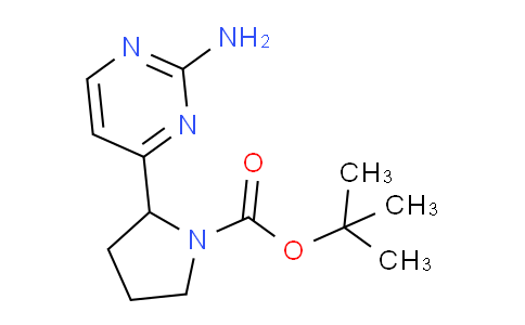 CAS No. 1197850-17-1, tert-Butyl 2-(2-aminopyrimidin-4-yl)pyrrolidine-1-carboxylate