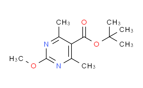 DY696256 | 544704-06-5 | tert-Butyl 2-methoxy-4,6-dimethylpyrimidine-5-carboxylate
