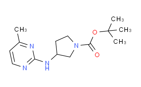 CAS No. 1261232-92-1, tert-Butyl 3-((4-methylpyrimidin-2-yl)amino)pyrrolidine-1-carboxylate