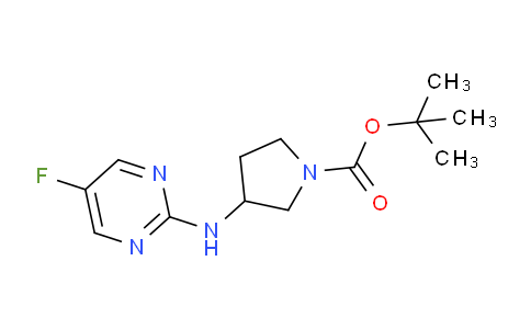 CAS No. 1289385-93-8, tert-Butyl 3-((5-fluoropyrimidin-2-yl)amino)pyrrolidine-1-carboxylate