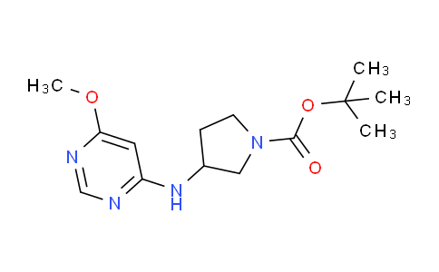 CAS No. 1353974-03-4, tert-Butyl 3-((6-methoxypyrimidin-4-yl)amino)pyrrolidine-1-carboxylate