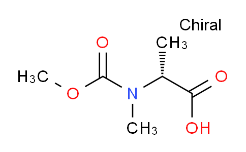 CAS No. 1085528-20-6, (2R)-2-[(methoxycarbonyl)(methyl)amino]propanoic acid