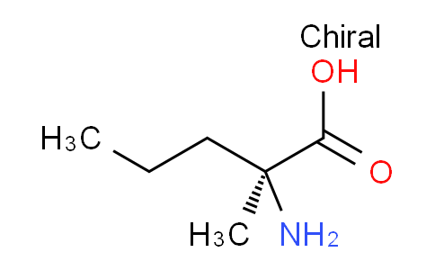 CAS No. 3275-37-4, (S)-2-amino-2-methylpentanoic acid