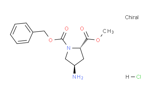 CAS No. 409325-33-3, (2S, 4R)-4-aMino-1-benzyloxycarbonyl-pyrrolidine-2-carboxylic acid-Methyl ester hydrochloride