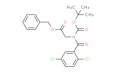 CAS No. 2097800-19-4, N-Boc-N-(2,5-dichlorobenzoyl)glycine Benzyl Ester