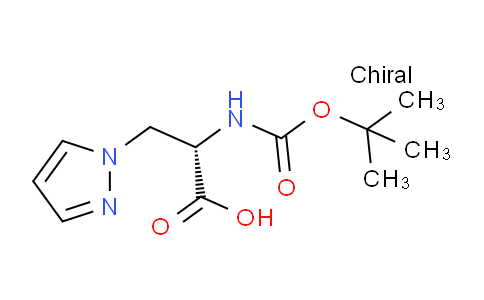 CAS No. 21012-18-0, N-Boc-3-(1-pyrazolyl)-L-alanine