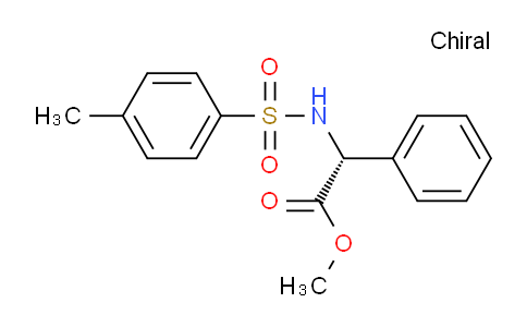 CAS No. 111047-53-1, Methyl (R)-2-(4-Methylphenylsulfonamido)-2-phenylacetate