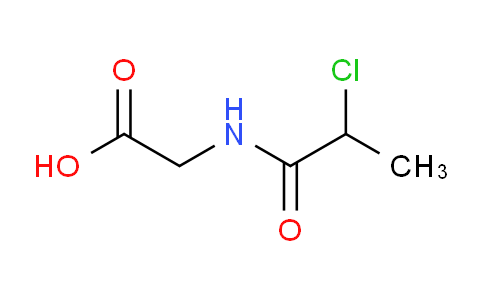 CAS No. 85038-45-5, N-(2-Chloro-1-oxopropyl)glycine
