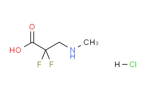CAS No. 1346597-54-3, 2,2-difluoro-3-(methylamino)propanoic acid hydrochloride