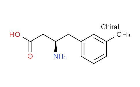 CAS No. 269398-82-5, (R)-3-amino-4-(m-tolyl)butanoic acid