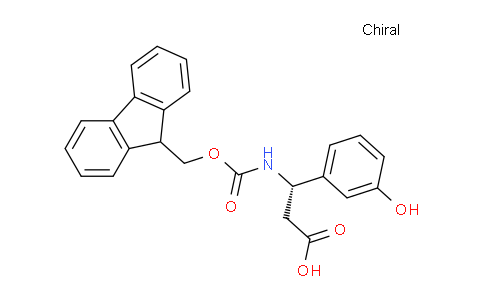 CAS No. 501015-32-3, (S)-3-((((9H-fluoren-9-yl)methoxy)carbonyl)amino)-3-(3-hydroxyphenyl)propanoic acid