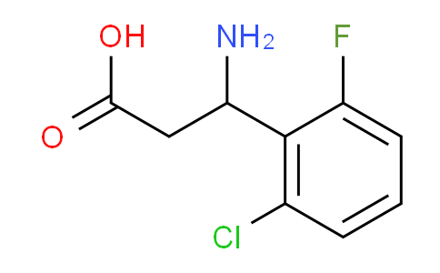 CAS No. 682803-80-1, 3-amino-3-(2-chloro-6-fluorophenyl)propanoic acid
