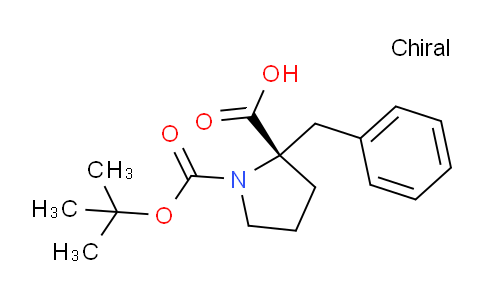 CAS No. 706806-61-3, (S)-2-benzyl-1-(tert-butoxycarbonyl)pyrrolidine-2-carboxylic acid