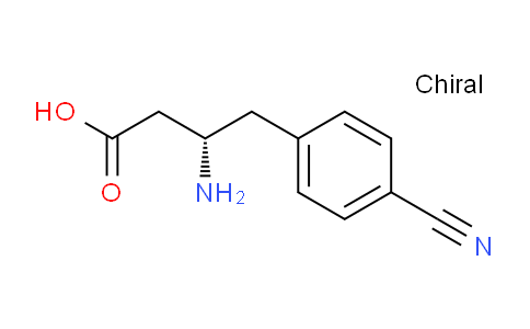CAS No. 270065-88-8, (S)-3-amino-4-(4-cyanophenyl)butanoic acid