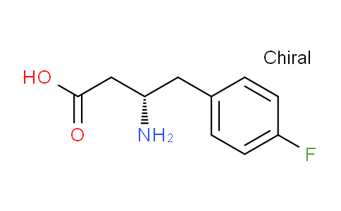CAS No. 270596-53-7, (S)-3-amino-4-(4-fluorophenyl)butanoic acid