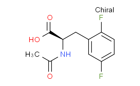 CAS No. 266360-55-8, (R)-2-acetamido-3-(2,5-difluorophenyl)propanoic acid
