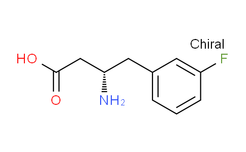 CAS No. 270596-50-4, (S)-3-amino-4-(3-fluorophenyl)butanoic acid