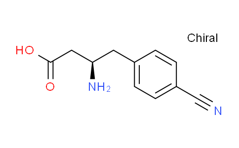 CAS No. 269726-85-4, (R)-3-amino-4-(4-cyanophenyl)butanoic acid