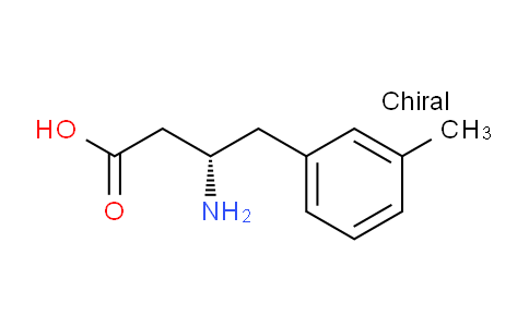 CAS No. 270062-92-5, (S)-3-amino-4-(m-tolyl)butanoic acid
