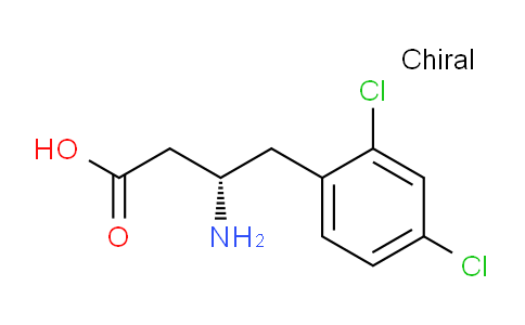 CAS No. 270063-47-3, (S)-3-amino-4-(2,4-dichlorophenyl)butanoic acid