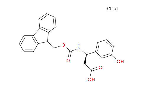 CAS No. 511272-35-8, (R)-3-((((9H-fluoren-9-yl)methoxy)carbonyl)amino)-3-(3-hydroxyphenyl)propanoic acid