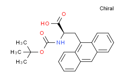 CAS No. 128050-98-6, (R)-3-(anthracen-9-yl)-2-((tert-butoxycarbonyl)amino)propanoic acid