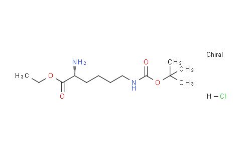 CAS No. 1313278-02-2, ethyl N6-(tert-butoxycarbonyl)-D-lysinate hydrochloride