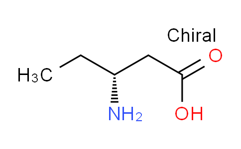 CAS No. 131347-76-7, (R)-3-aminopentanoic acid