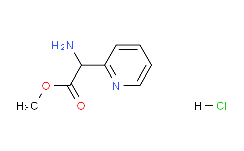 CAS No. 1354949-64-6, methyl 2-amino-2-(pyridin-2-yl)acetate hydrochloride