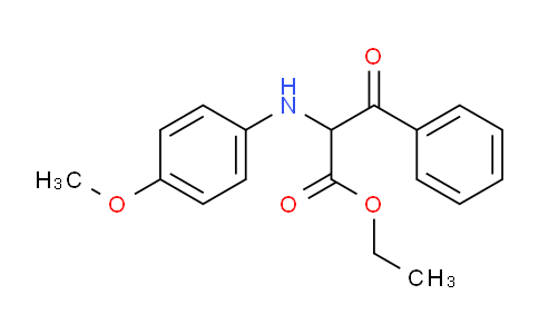 CAS No. 1414943-60-4, ethyl 2-((4-methoxyphenyl)amino)-3-oxo-3-phenylpropanoate