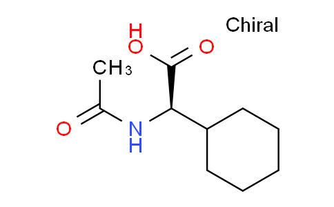 CAS No. 14429-43-7, (R)-2-acetamido-2-cyclohexylacetic acid