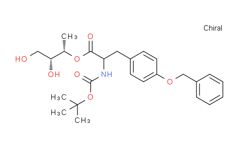 CAS No. 162536-84-7, (2S,3R)-3,4-dihydroxybutan-2-yl 3-(4-(benzyloxy)phenyl)-2-((tert-butoxycarbonyl)amino)propanoate