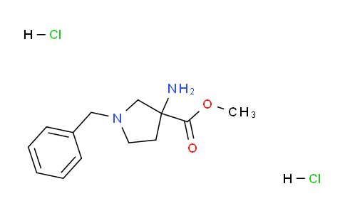 CAS No. 168210-69-3, methyl 3-amino-1-benzylpyrrolidine-3-carboxylate dihydrochloride