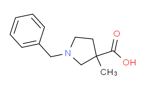 CAS No. 181114-74-9, 1-benzyl-3-methylpyrrolidine-3-carboxylic acid