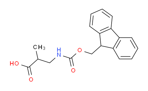 CAS No. 186320-19-4, 3-((((9H-fluoren-9-yl)methoxy)carbonyl)amino)-2-methylpropanoic acid