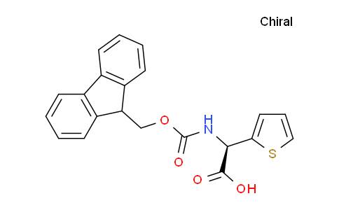 CAS No. 208259-66-9, (R)-2-((((9H-fluoren-9-yl)methoxy)carbonyl)amino)-2-(thiophen-2-yl)acetic acid