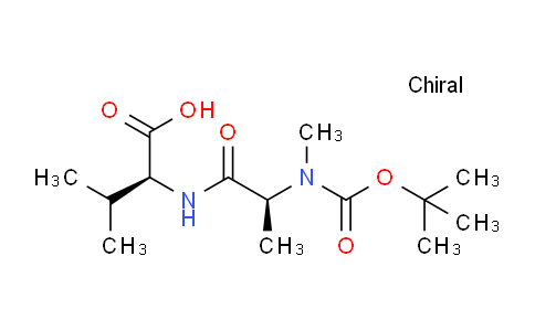 CAS No. 876622-63-8, N-(tert-butoxycarbonyl)-N-methyl-L-alanyl-L-valine