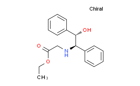 CAS No. 112835-62-8, ethyl ((1R,2S)-2-hydroxy-1,2-diphenylethyl)glycinate