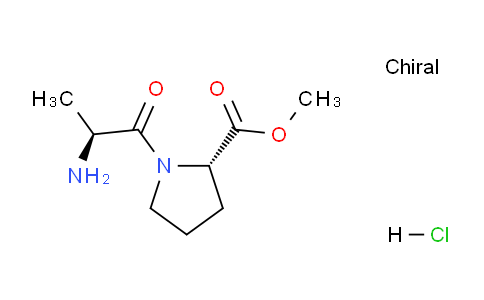 CAS No. 71067-42-0, methyl L-alanyl-L-prolinate hydrochloride
