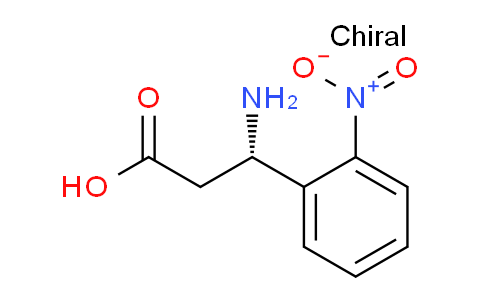 CAS No. 732242-02-3, (S)-3-amino-3-(2-nitrophenyl)propanoic acid