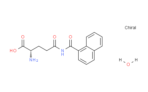 CAS No. 81012-91-1, N5-(1-naphthoyl)-L-glutamine hydrate