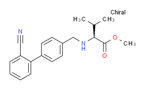 CAS No. 137863-89-9, methyl ((2'-cyano-[1,1'-biphenyl]-4-yl)methyl)-L-valinate