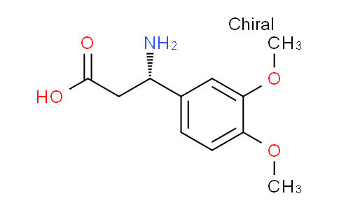CAS No. 696641-73-3, (S)-3-amino-3-(3,4-dimethoxyphenyl)propanoic acid