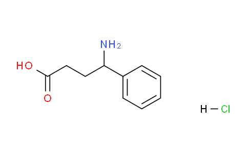 CAS No. 122602-44-2, 4-amino-4-phenylbutanoic acid hydrochloride